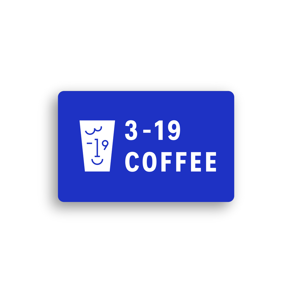 3-19 Coffee Online Gift Card